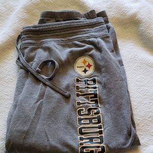 Steelers cropped sweats